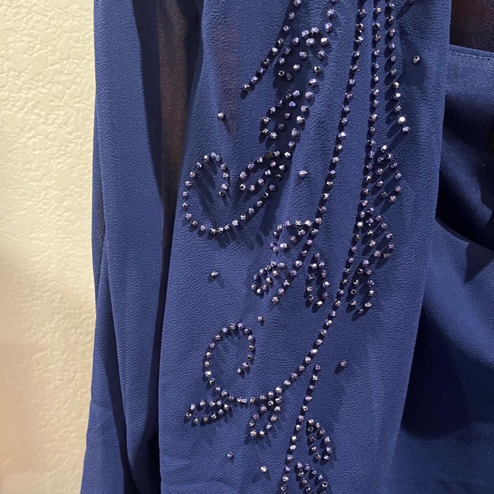 Fabulous two-piece long dressy dress. With beading
